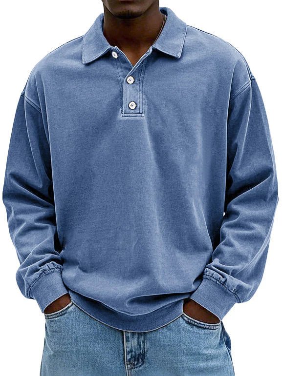 Pablo | Polo vintage de manga larga