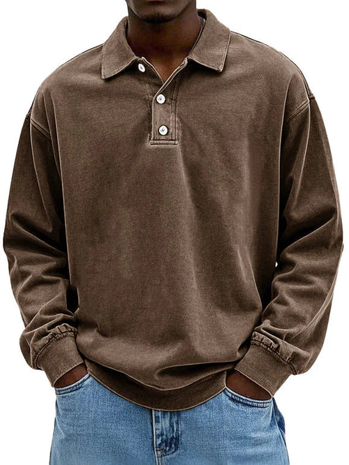 Pablo | Polo vintage de manga larga