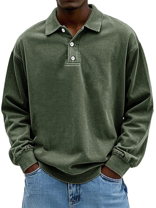 Pablo | Polo vintage de manga larga