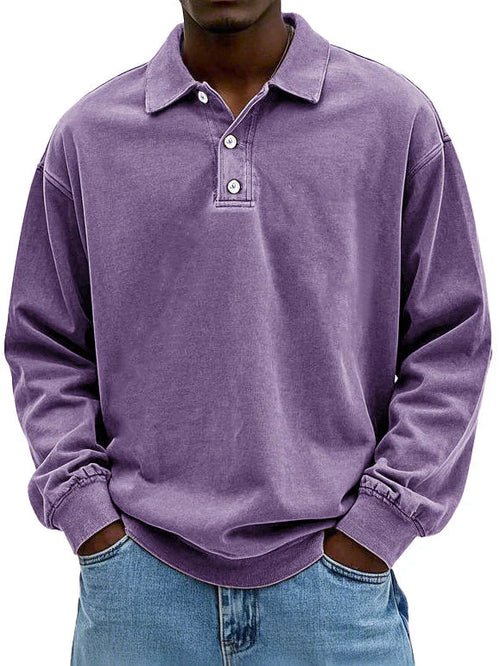 Pablo | Polo vintage de manga larga