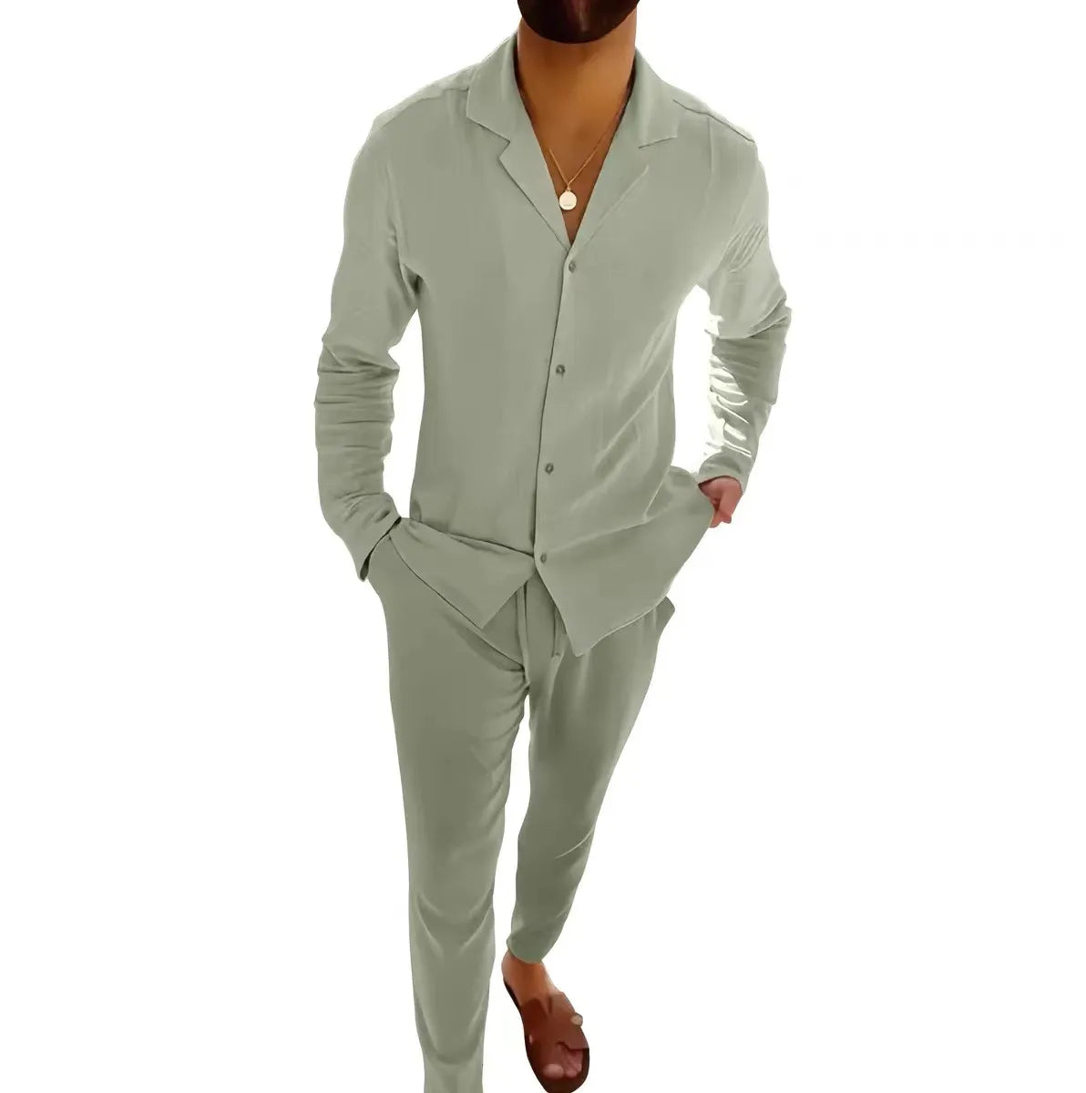 Diego | Conjunto veraniego de lino para hombre