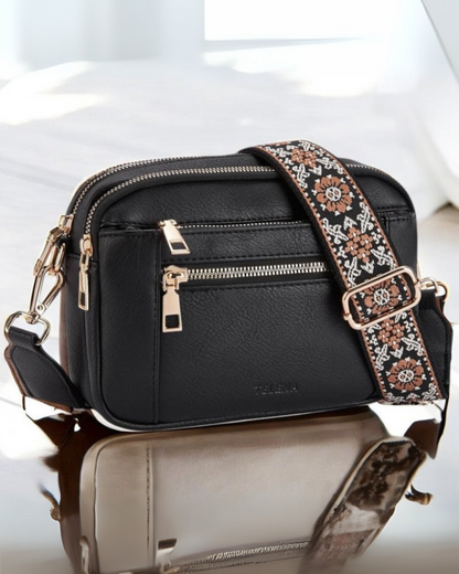 María | Bolso de hombro de piel elegante