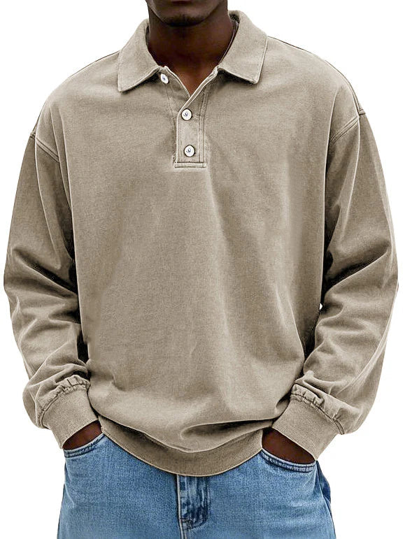 Pablo | Polo vintage de manga larga
