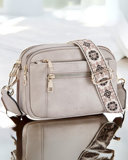 María | Bolso de hombro de piel elegante